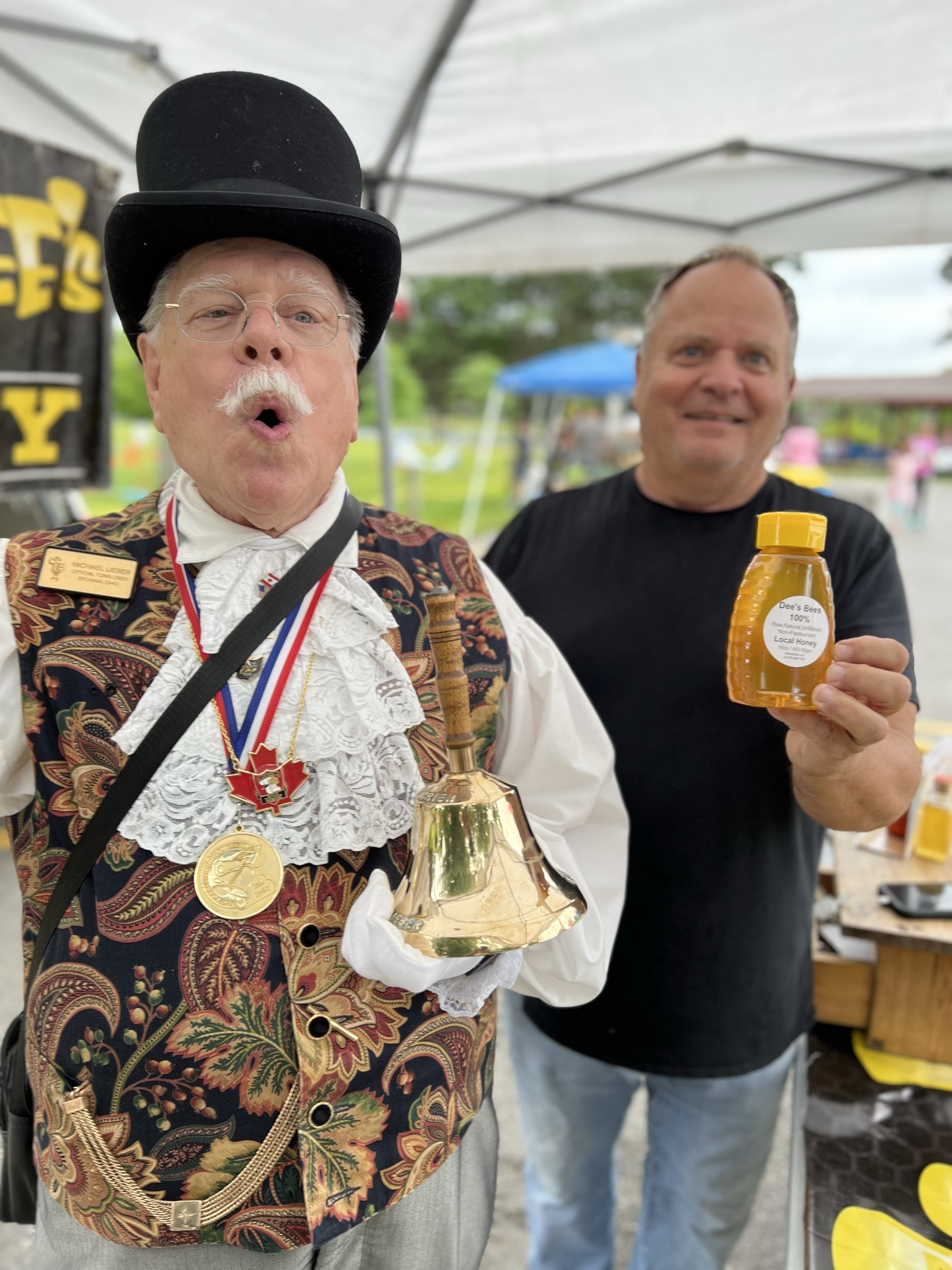 Fresh local honey at the Sylvania Farmers Market